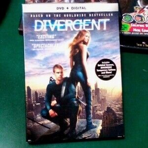 Divergent DVD + digital with tatoo -Based on the World Wide Best Seller